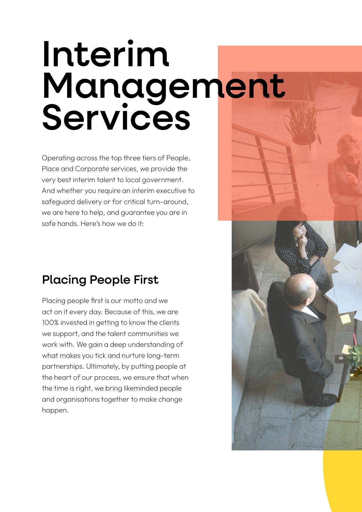 Interim Management Services
